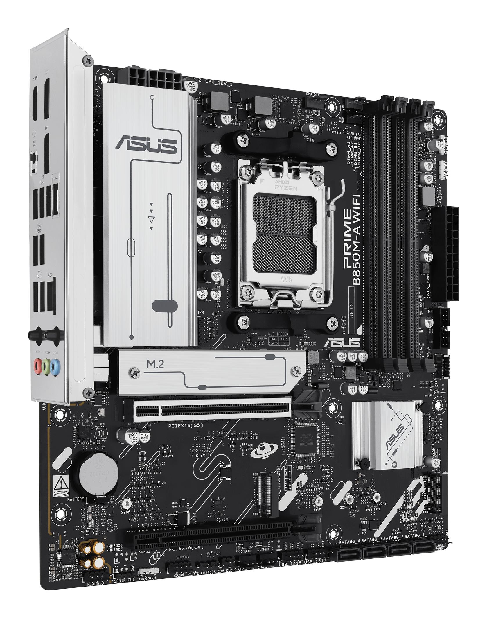 ASUS Carte mère PRIME B850M-A WIFI / 90MB1LN0-M0EAY0 Multicolore