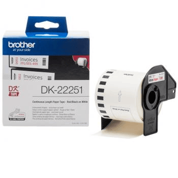 Brother Etiqueta DK-22251 / DK22251 Blanco