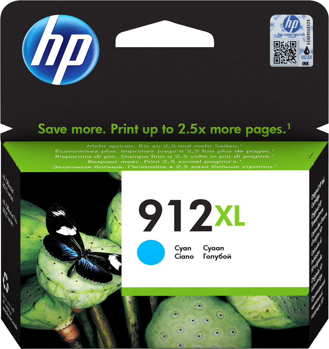 HP Tinte 912XL / 3YL81AE Cyan XL