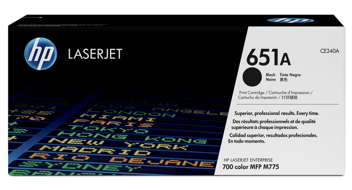 HP Toner 651A / CE340A Schwarz