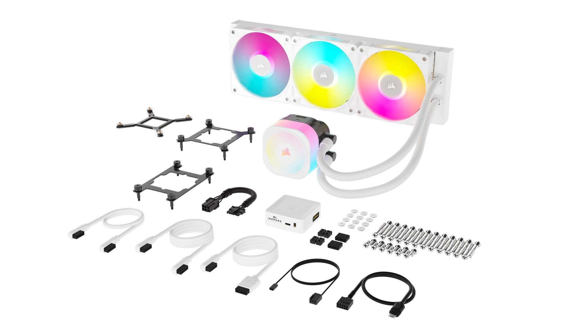 Corsair Water cooling iCUE LINK TITAN 360 RX RGB AIO / CW-9061021-WW White XL