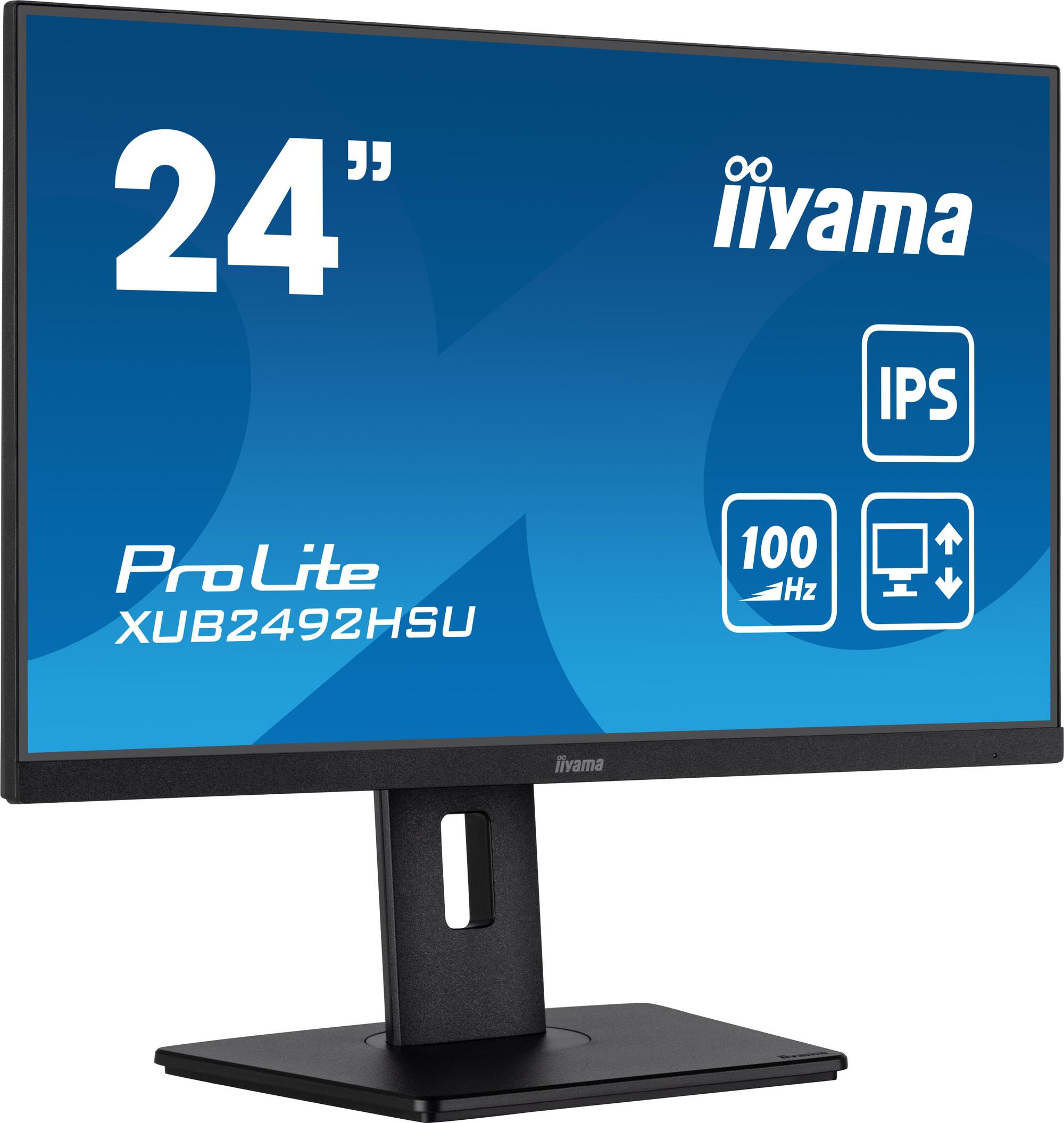 iiyama Monitor XUB2492HSU-B6 Negro 60,5 cm (23,8")