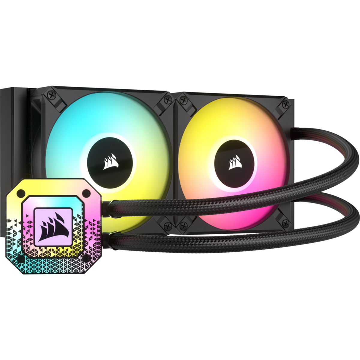 Corsair Refrigeración por agua iCUE H100i Elite Capellix XT / CW-9060068-WW Negro