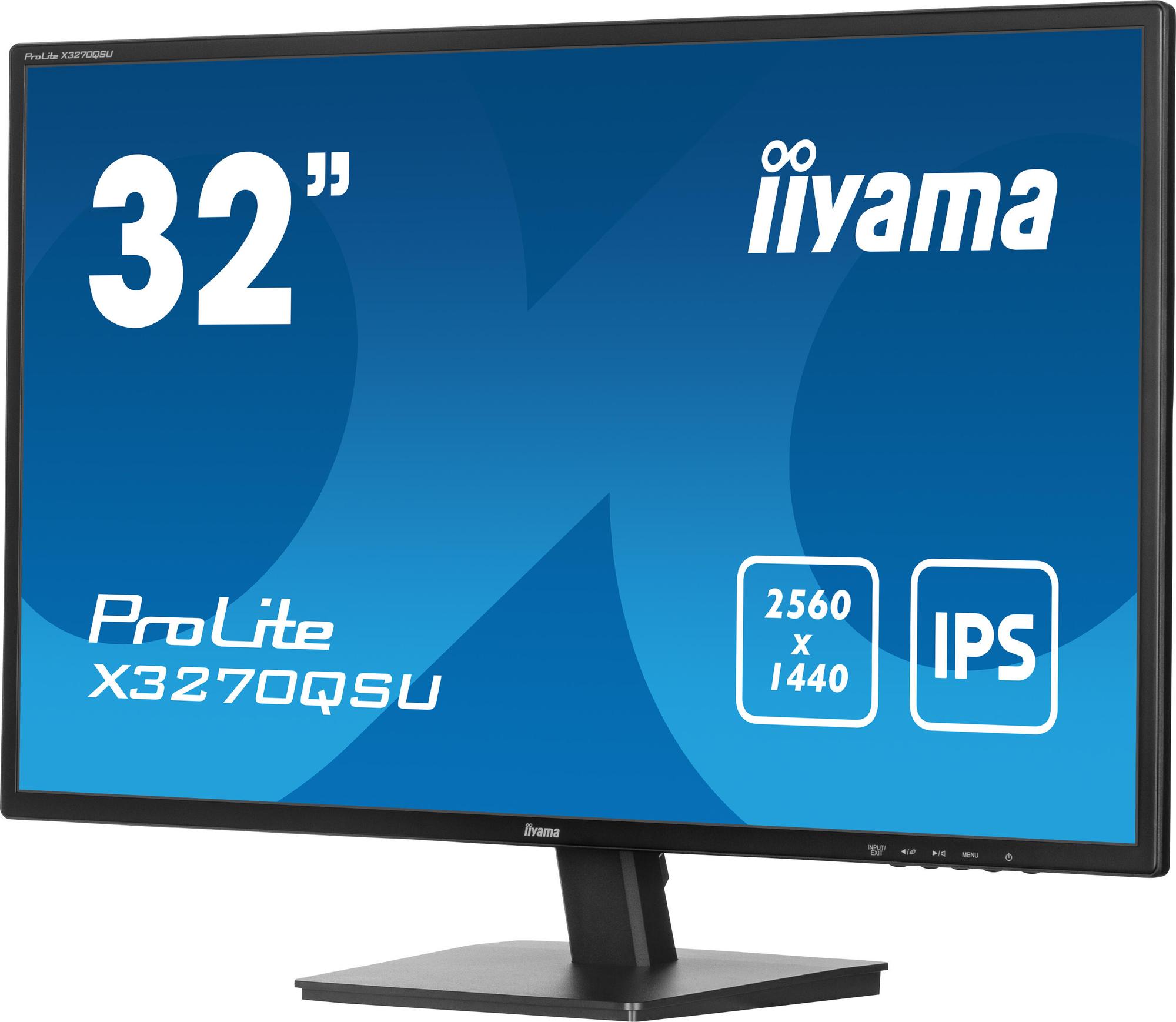iiyama Monitor X3270QSU-B1 / X3270QSU-B1 Negro 80 cm (31,5")