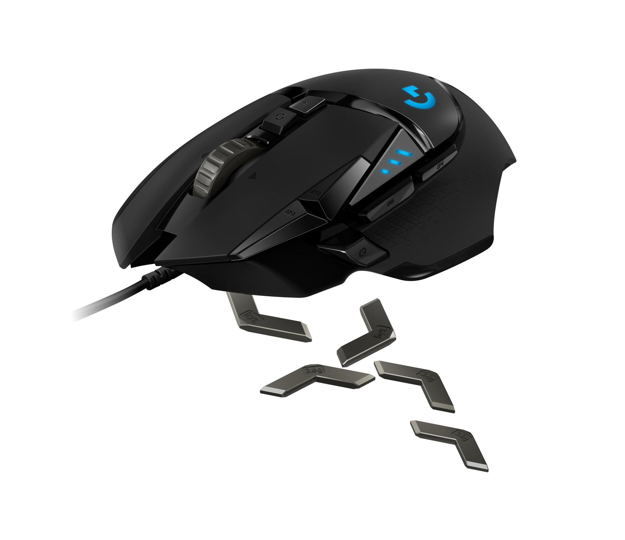 Logitech Ratón G502 Hero High Performance / 910-005470 Negro