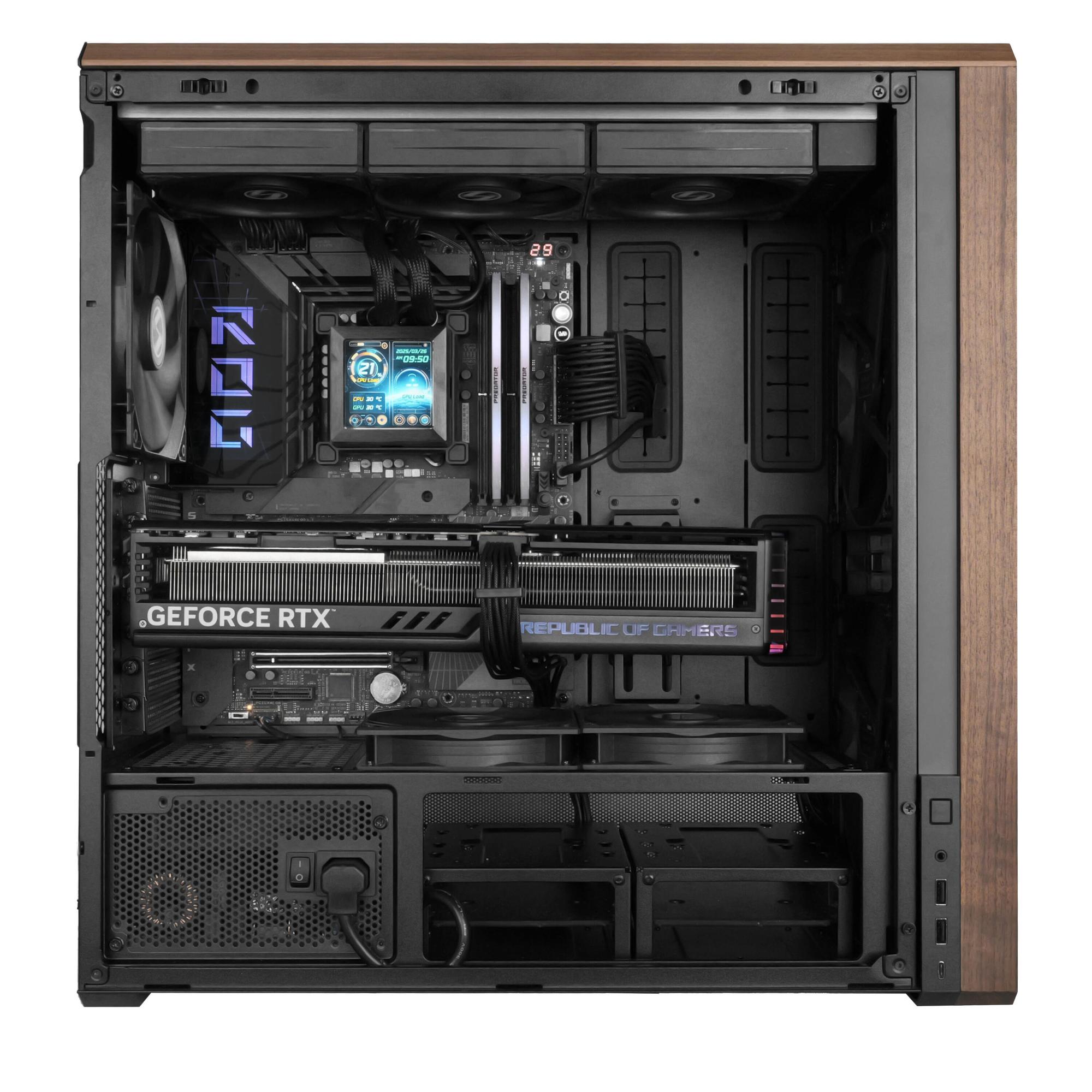 Lian Li PC case Lancool 217 Wood / G99.LAN217X.00 Black, wood