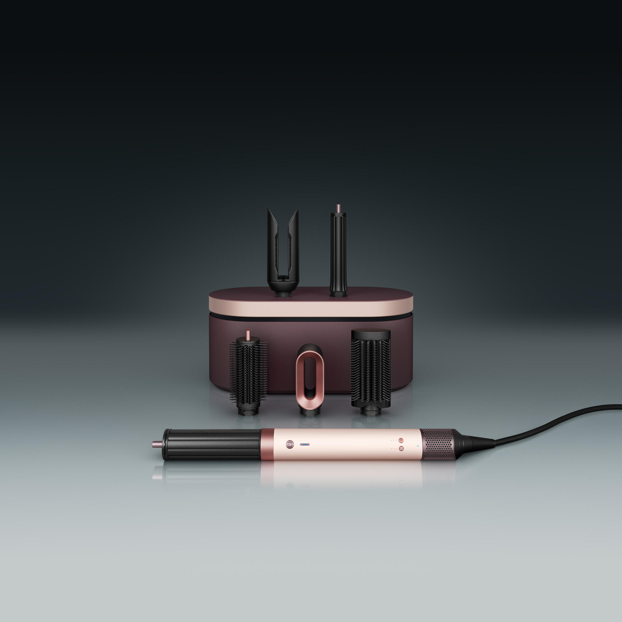 Dyson Fer à friser Airwrap Coanda Straight+Wavy / 598757-01 Rose, or rose