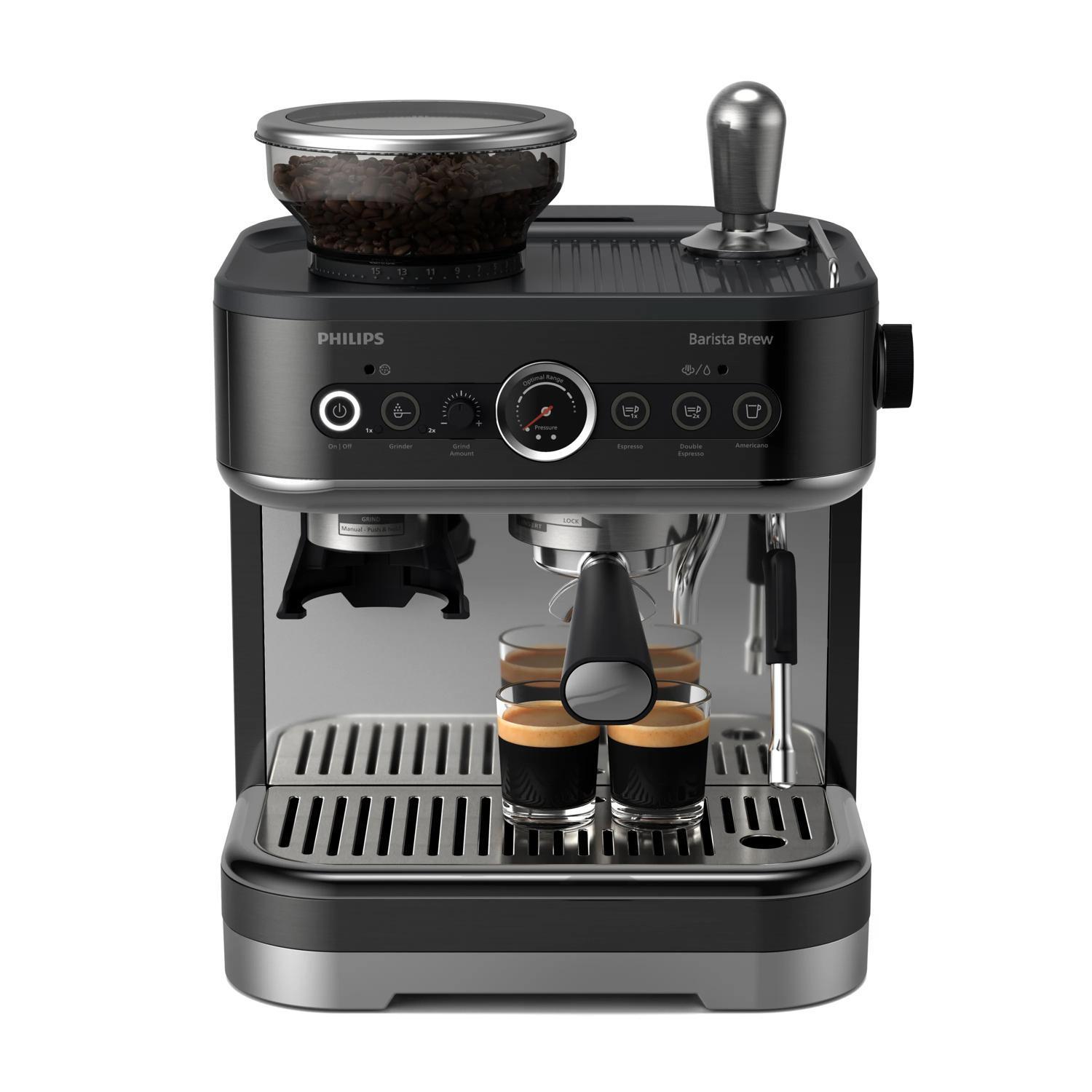 Philips Siebträgermaschine Barista Brew / PSA3218/10 Schwarz