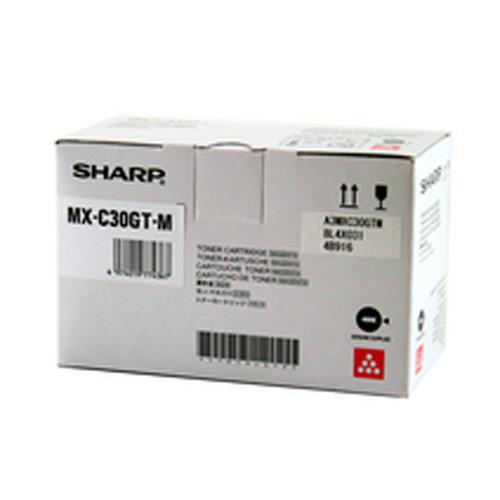 Sharp Toner MX-C30GTM / MXC30GTM Magenta Standard