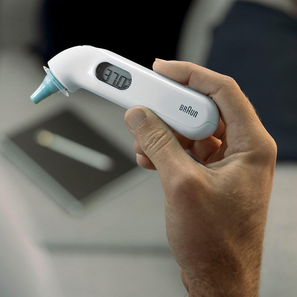 Braun Thermomètre médical ThermoScan 3 IRT3030 / IRT3030WE Blanc