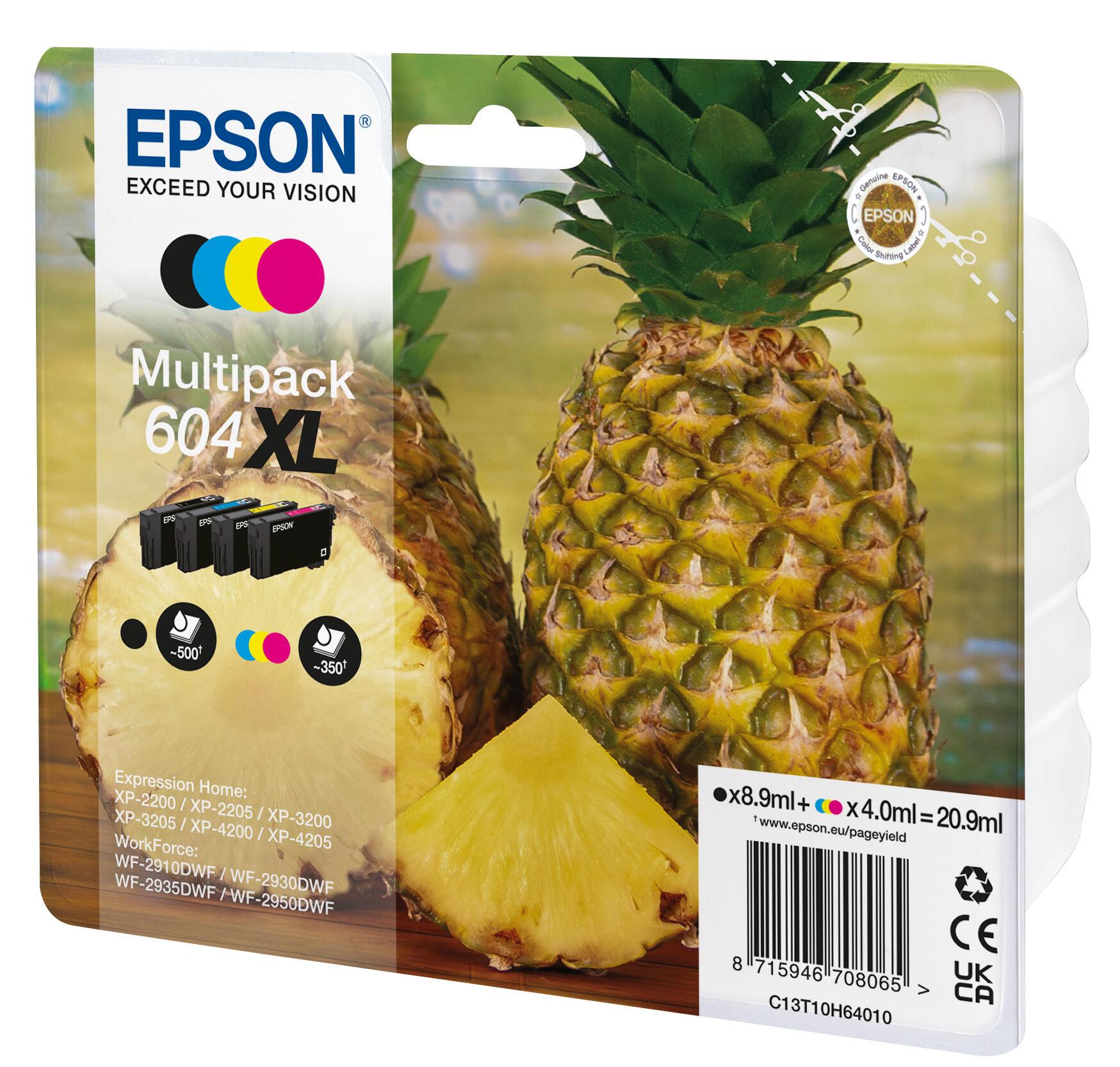 Epson Inchiostro 604XL / C13T10H64010 BK, C, M, Y XL Multipack