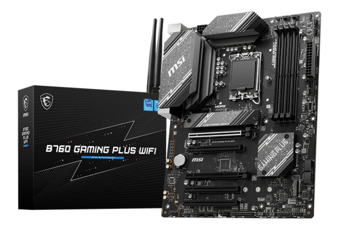 MSI Mainboard B760 Gaming Plus Wifi / 7D98-007R Schwarz