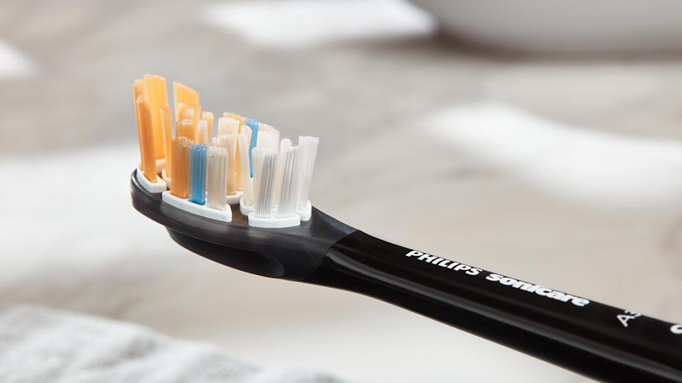 Philips Spazzolino da denti collegabile Sonicare A3 Premium All-in-one / HX9092/88 Nero Doppelpack