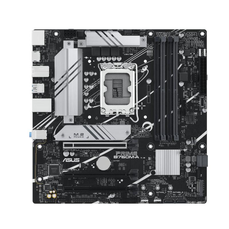 ASUS Mainboard PRIME B760M-A-CSM / 90MB1EK0-M0EAYC Schwarz, Silber
