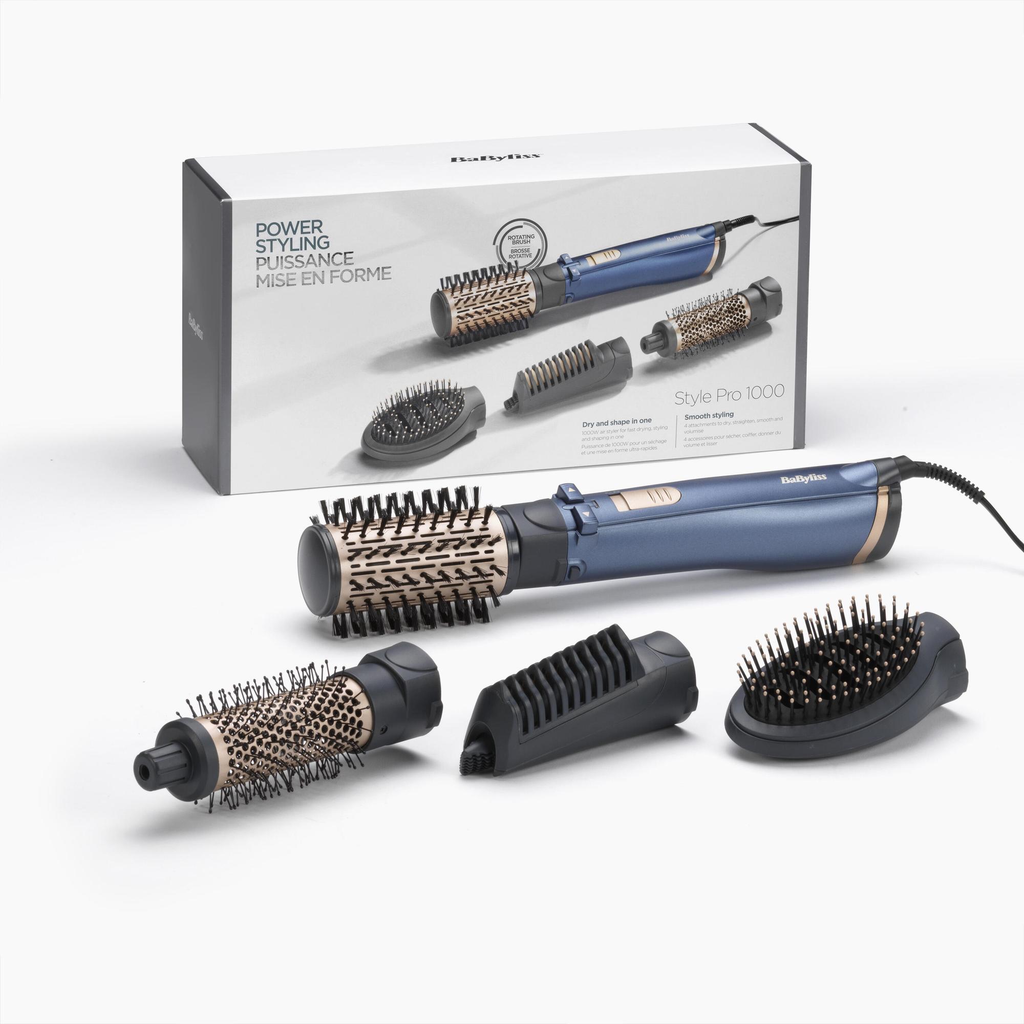 BaByliss Cepillo de aire caliente Style Pro 1000 / AS965E Oro, turquesa