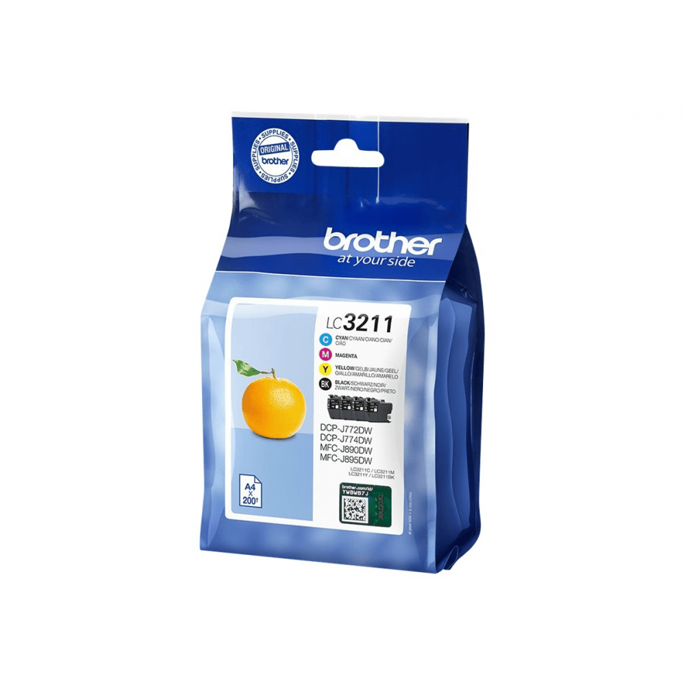 Brother Tinte LC-3211VALDR / LC3211VALDR BK,C,M,Y Multipack