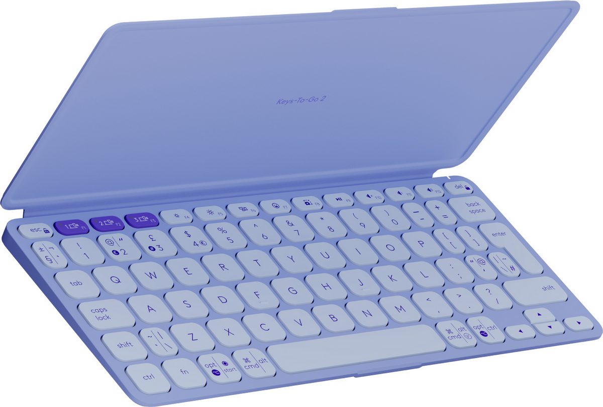 Logitech Teclado Keys-To-Go 2 / 920-012986 Púrpura