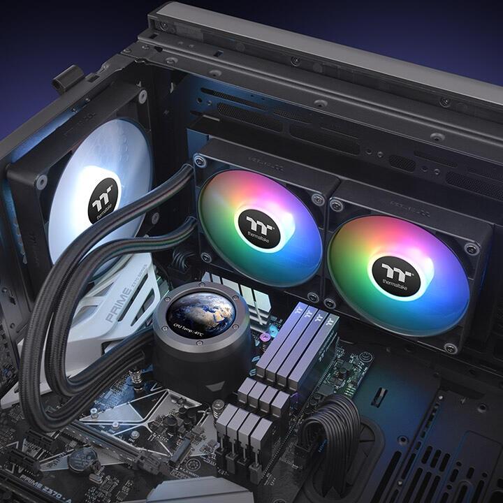 Thermaltake Wasserkühlung TH240 V2 Ultra ARGB Sync / CL-W383-PL12SW-A Schwarz
