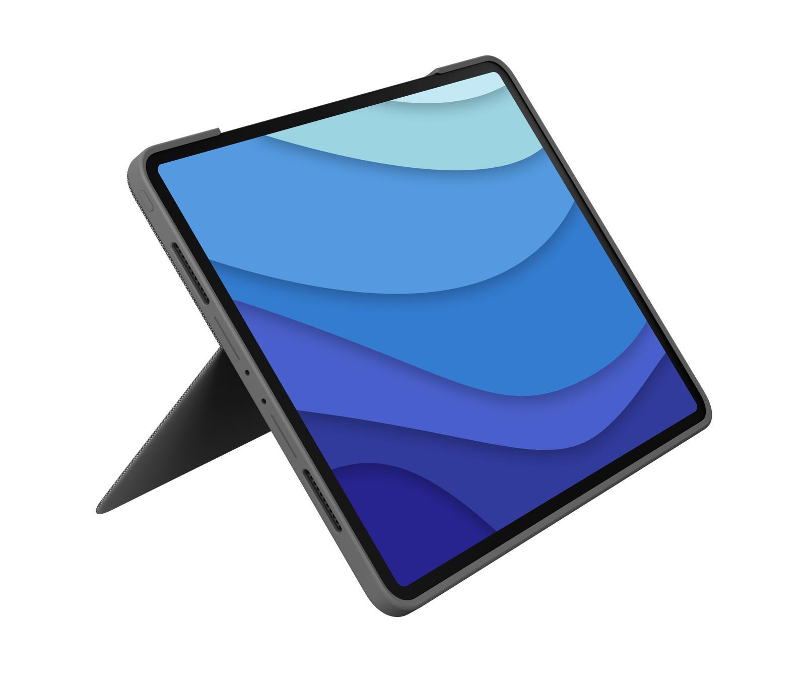 Logitech Coperchio e tastiera Combo Touch iPad Pro / 920-010208 Grigio