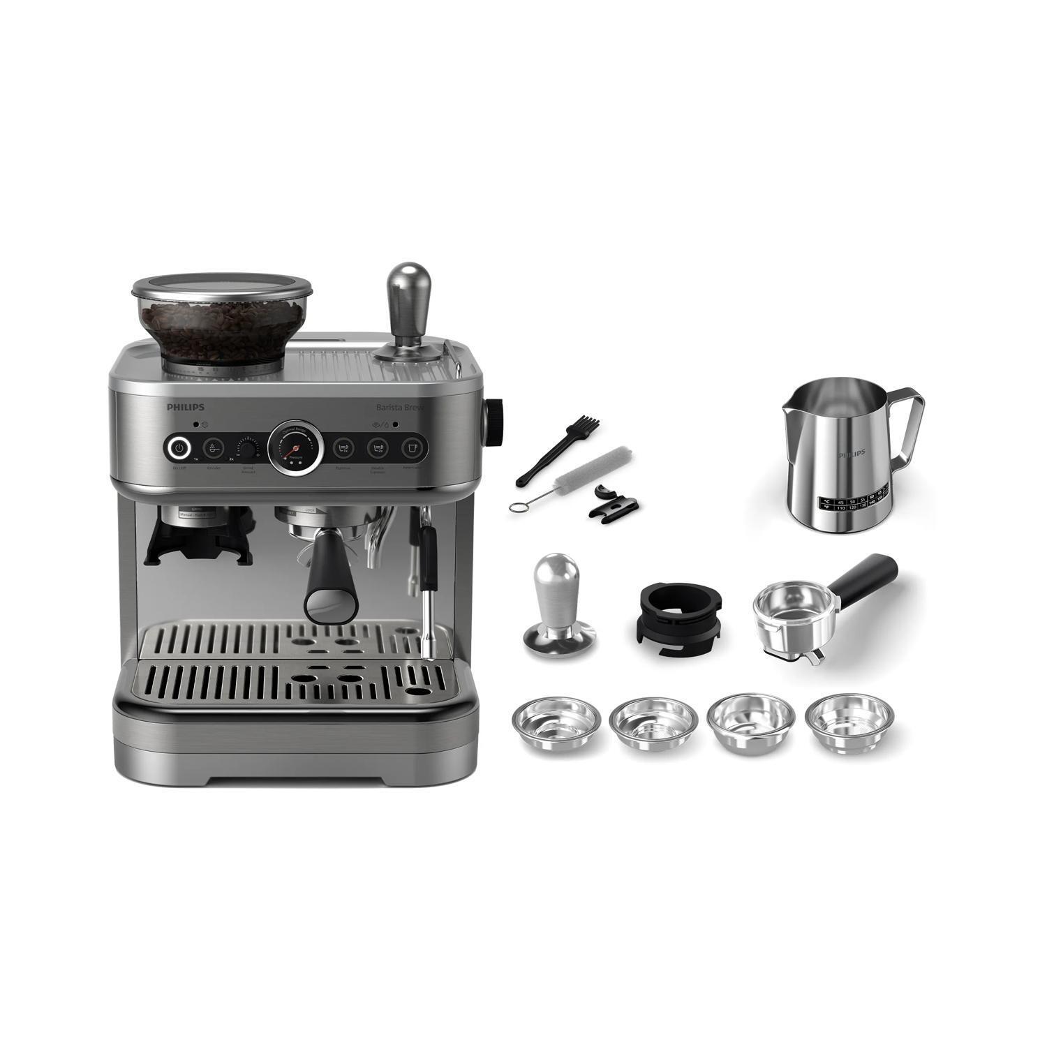 Philips Siebträgermaschine Barista Brew / PSA3228/01 Grau