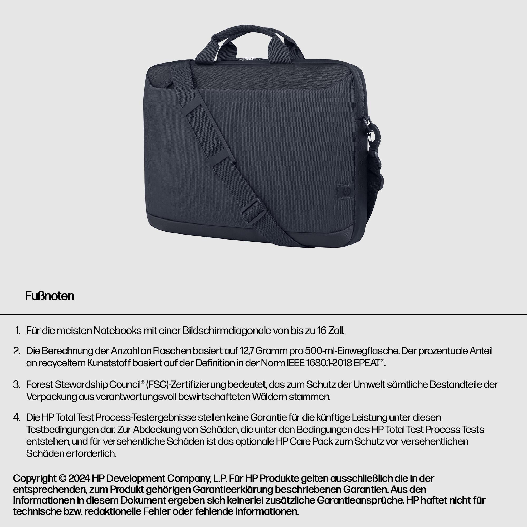 HP Notebook case Everyday 16" / A08JTAA Black