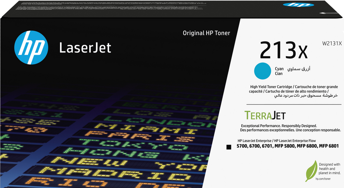 HP Toner 213X / W2131X Cyan