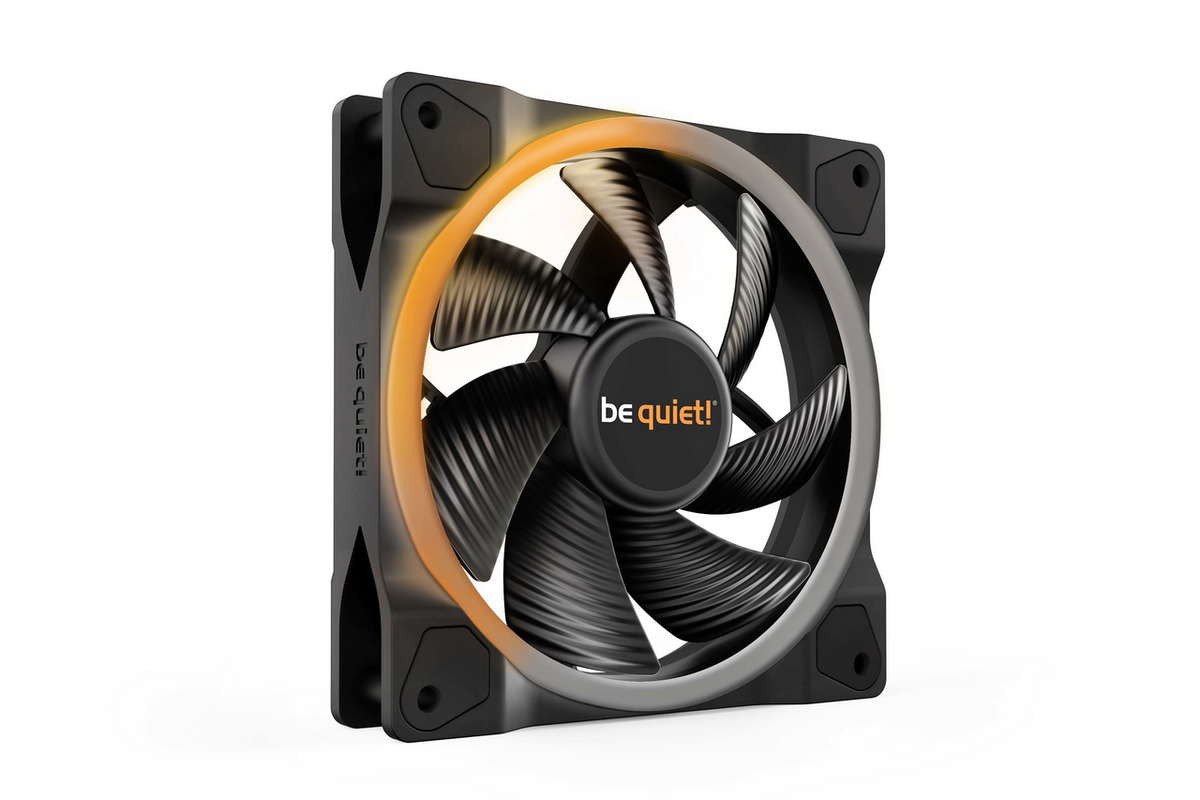 be quiet! Ventilatore Light Wings PWM, 120mm / BL072 Nero
