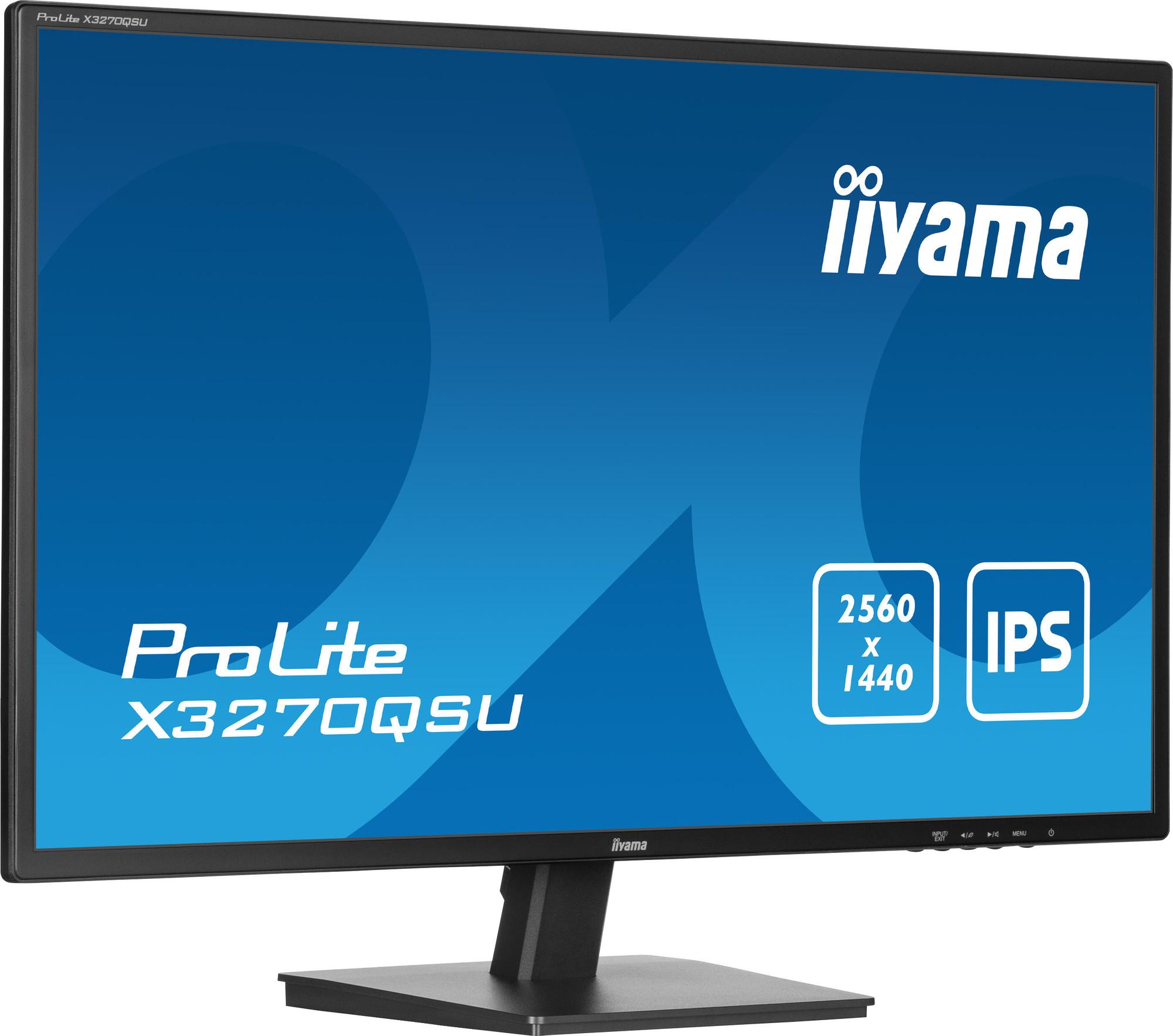 iiyama Monitor X3270QSU-B1 / X3270QSU-B1 Negro 80 cm (31,5")