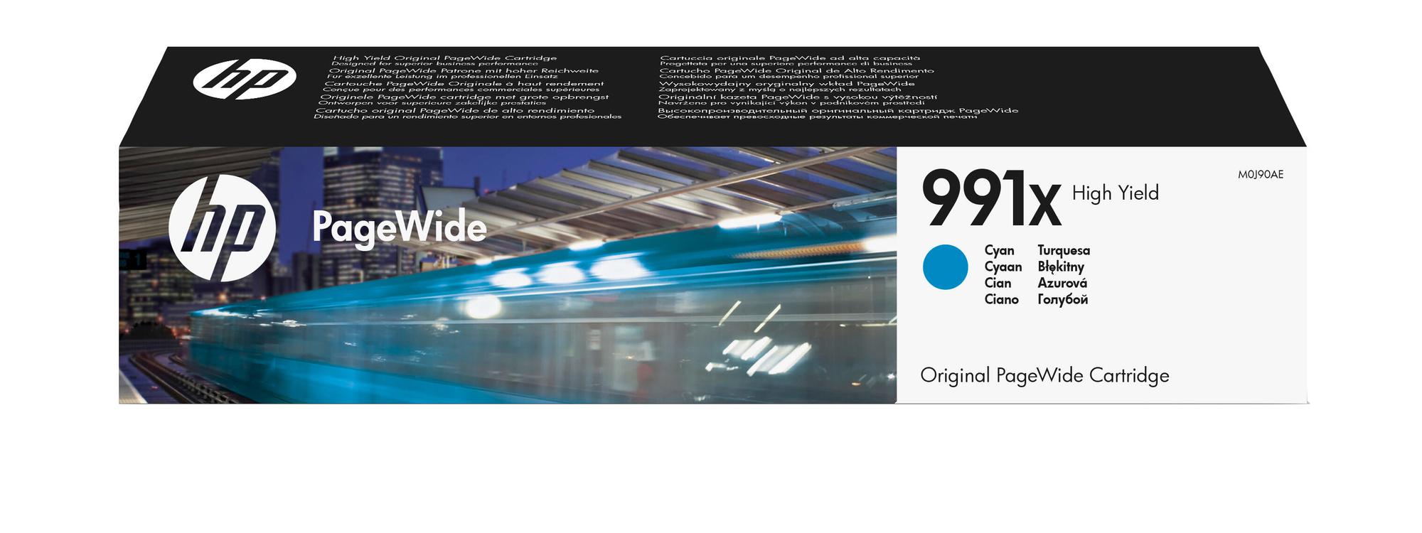 HP Tinta 991X / M0J90AE Cian XL