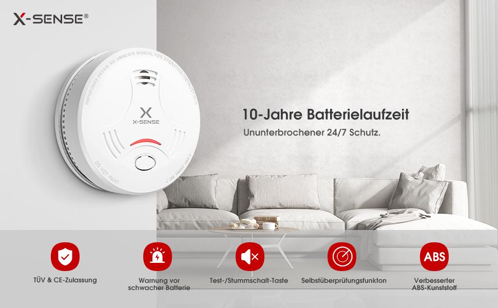 X-Sense Rauchmelder SD11 / ZASXS00154WEU Weiß