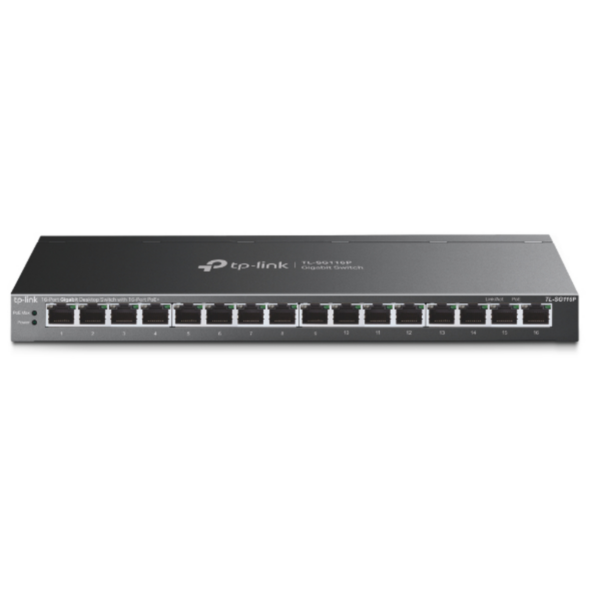 TP-LINK Interruttore SG116P / TL-SG116P Nero