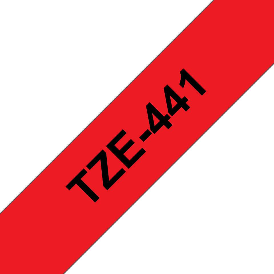 Brother Cinta de color TZE-441 / TZE441 Negro, rojo