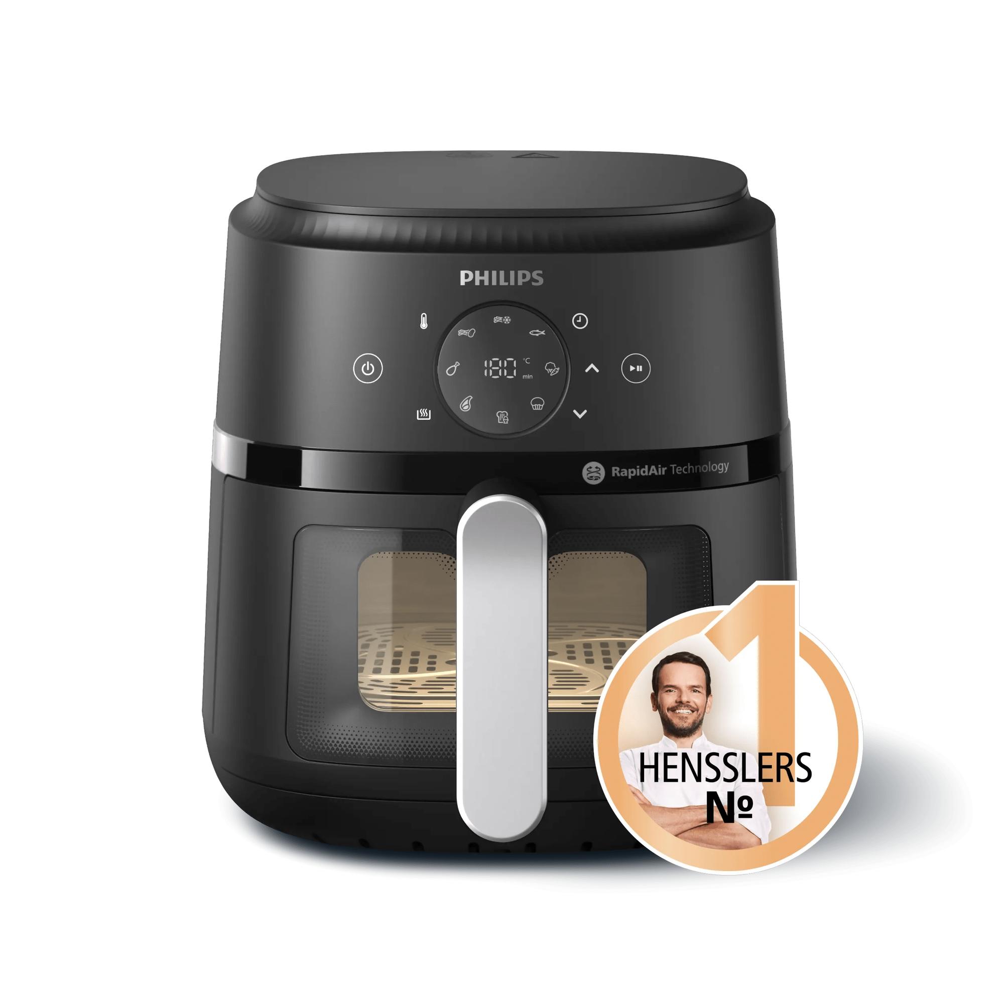 Philips Hot air fryer 2000 Series / NA221/00 Black, silver