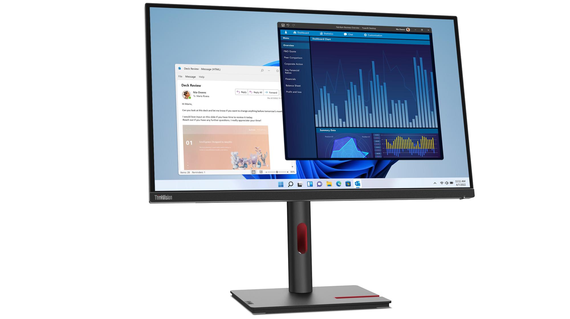 Lenovo Monitor 63A9GAT / 63A9GAT1EU Negro 68,6 cm (27")