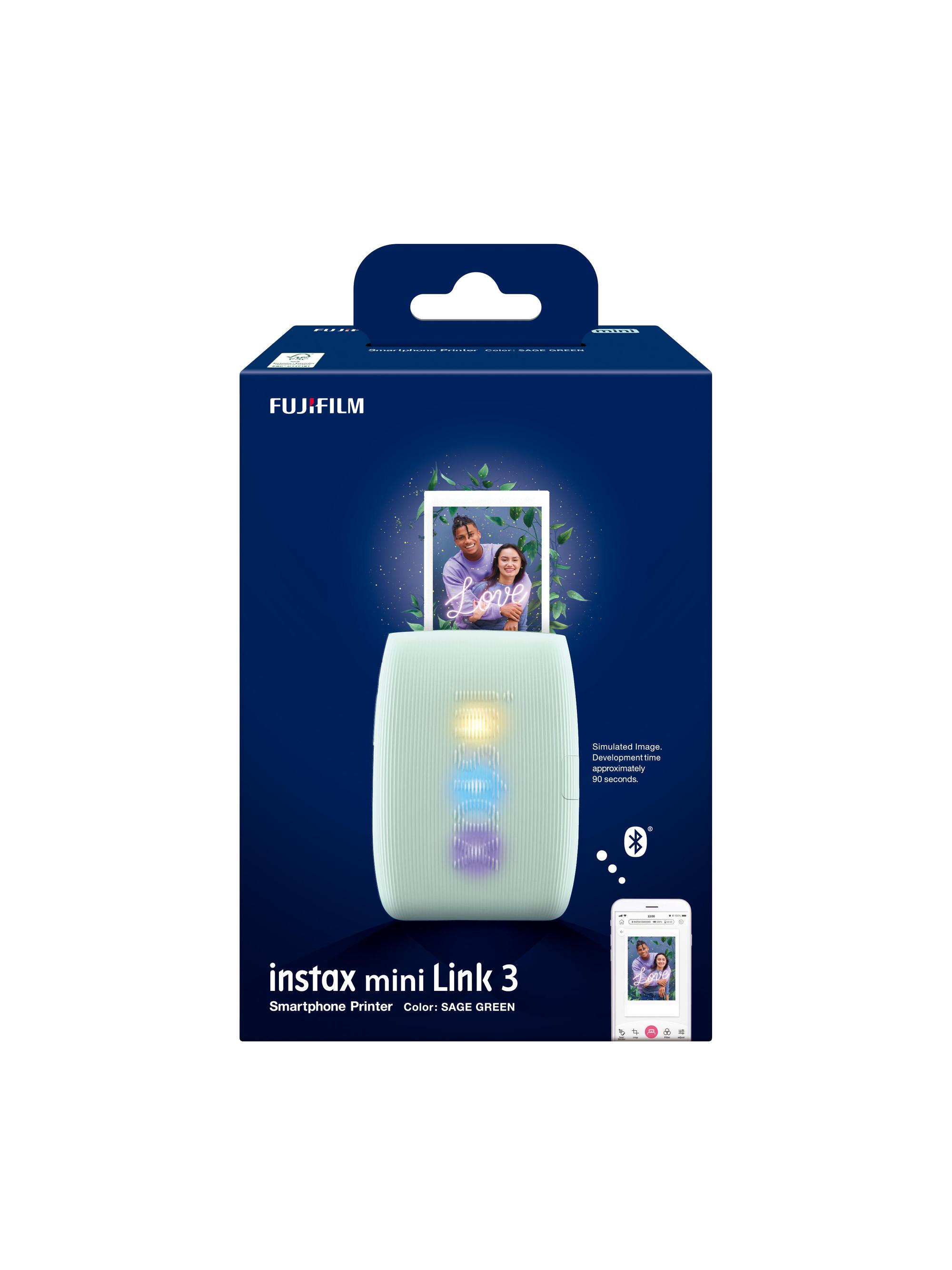 Fujifilm Foto Drucker Fuji Instax Mini Link 3 / 16832156 Salbei Standard