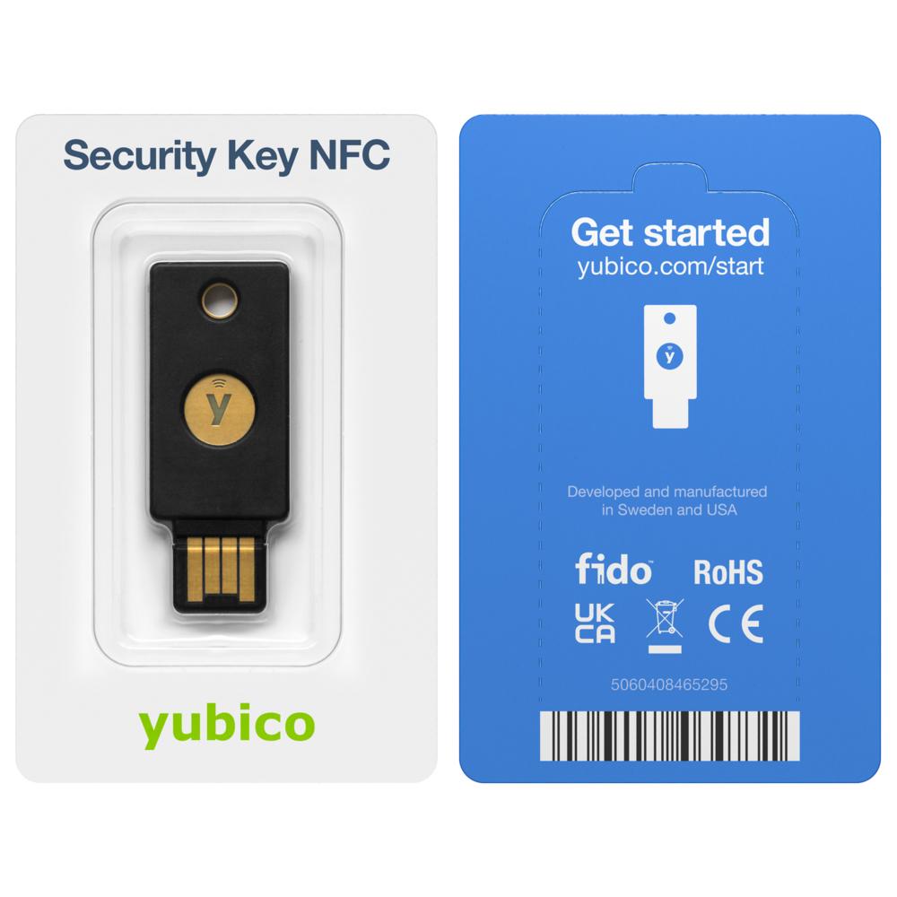 Yubico Clave de seguridad Security Key NFC / 100967 Negro