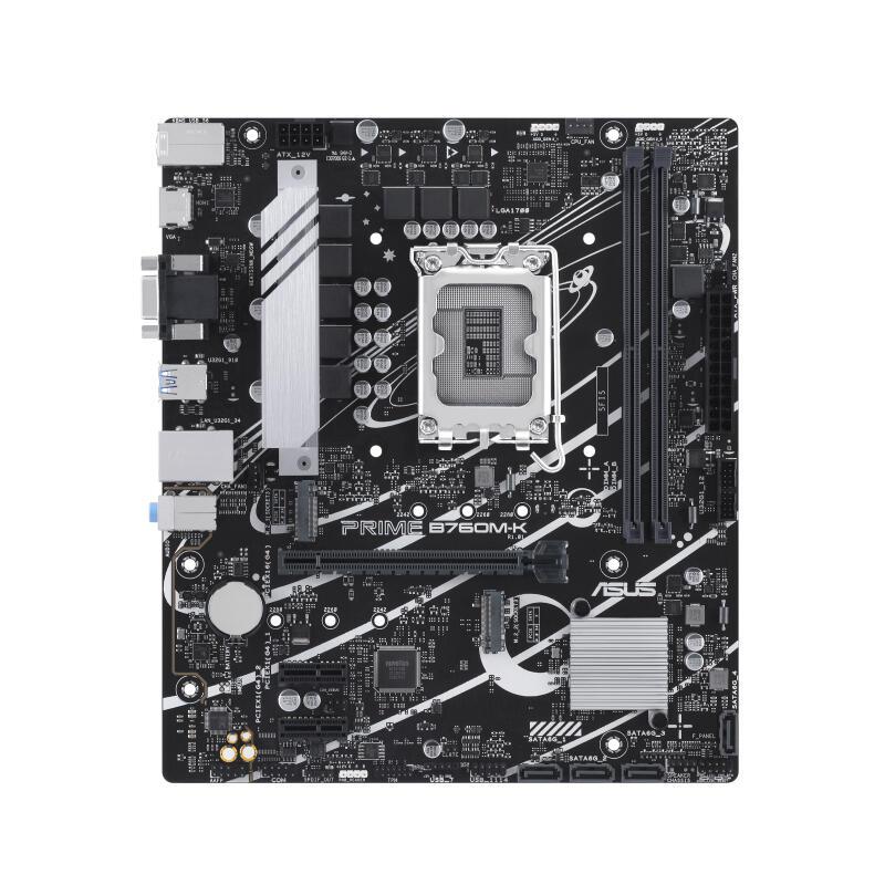 ASUS Mainboard PRIME B760M-K / 90MB1FI0-M1EAY0 Black