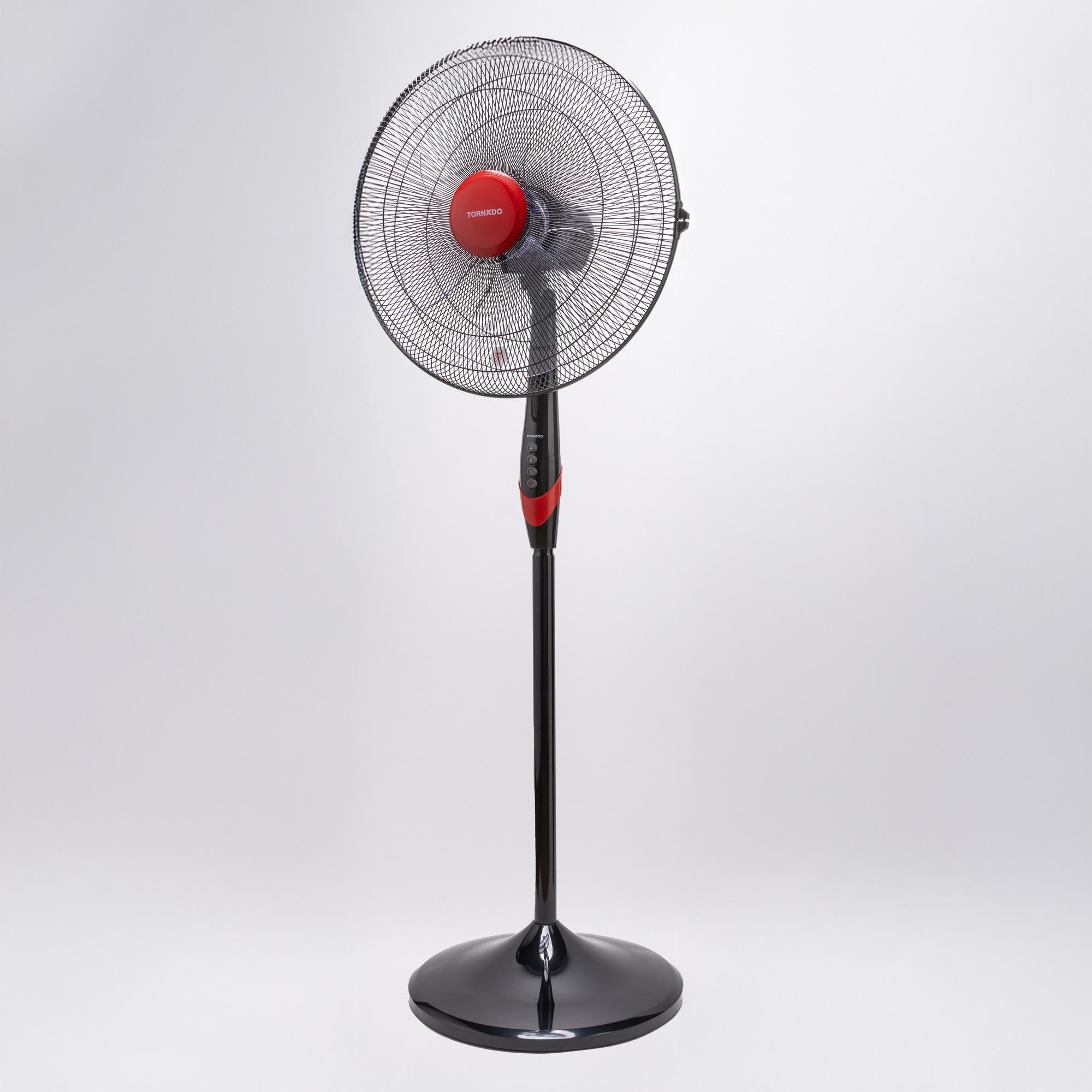 TORNADO Ventilador TSF-18XW / TSF-18XW Negro, rojo