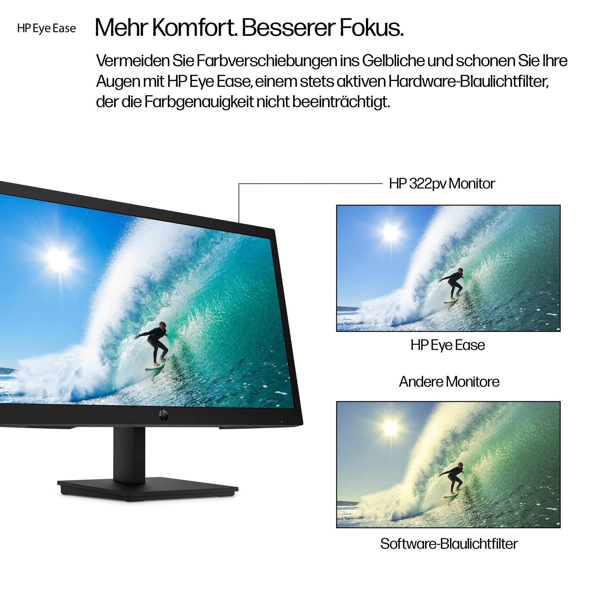 HP Monitor 322pv / 9U5A2AA#ABB Nero 54,5 cm (21,4")