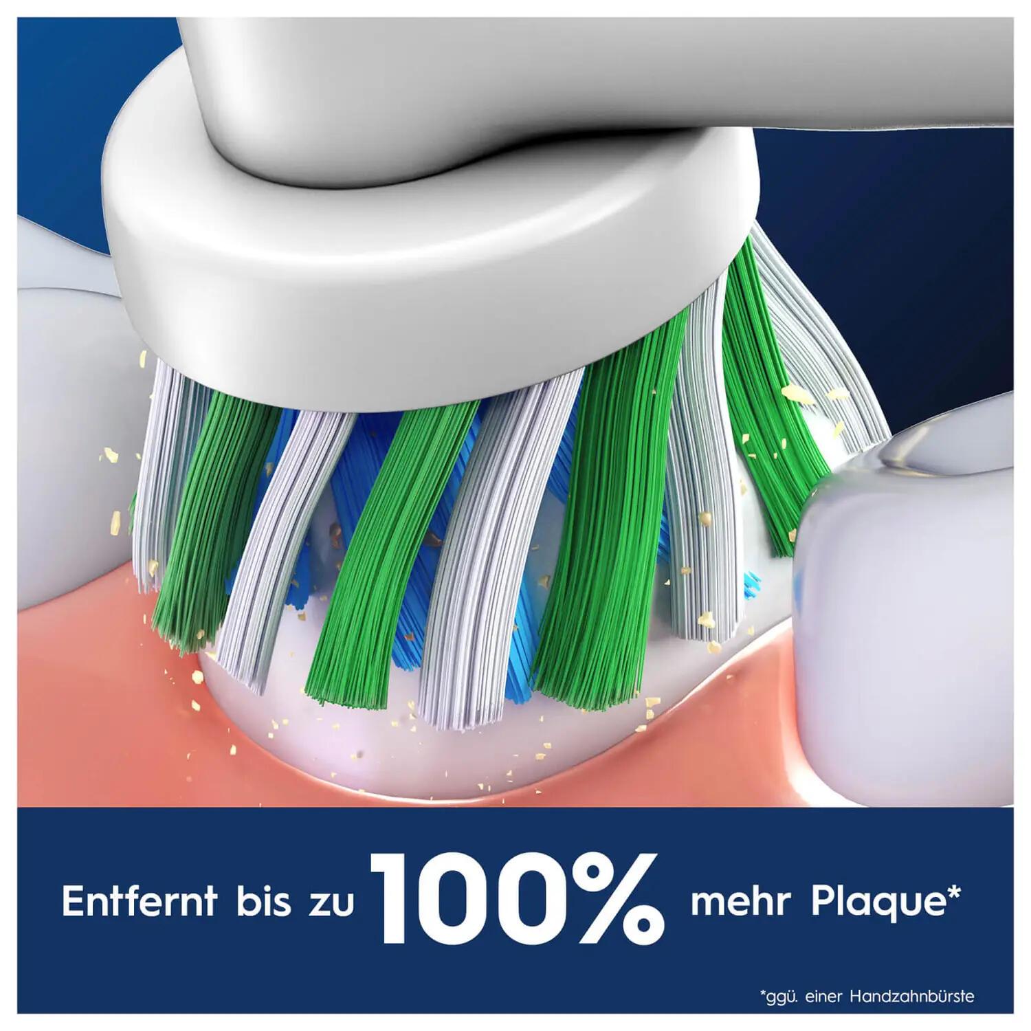 Oral-B Aufsteckzahnbürste Pro CrossAction / 8006540860380 Weiß 4-Pack