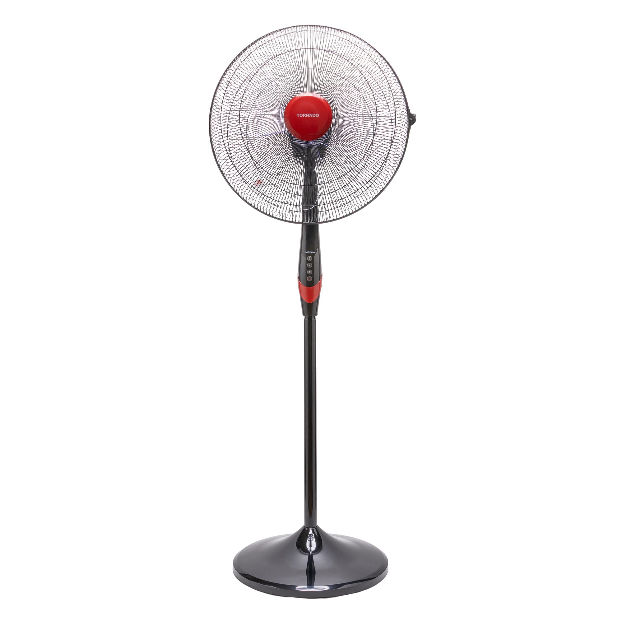 TORNADO Ventilador TSF-18XW / TSF-18XW Negro, rojo