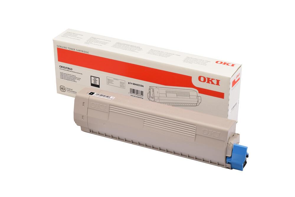 OKI Toner 46443104 Schwarz XL