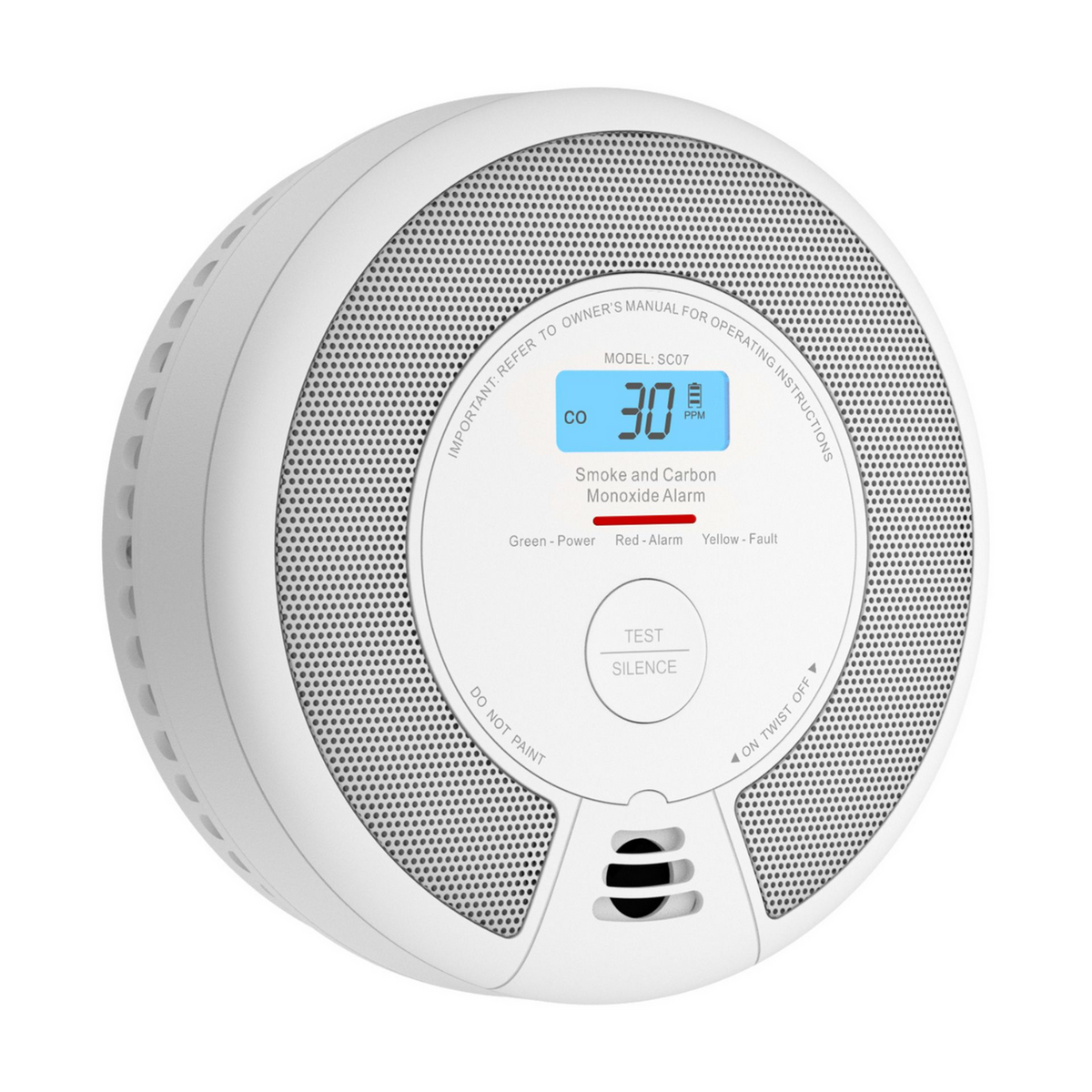 X-Sense Rauch- und Kohlenmonoxidmelder SC07 / ZASXS00150WEU White