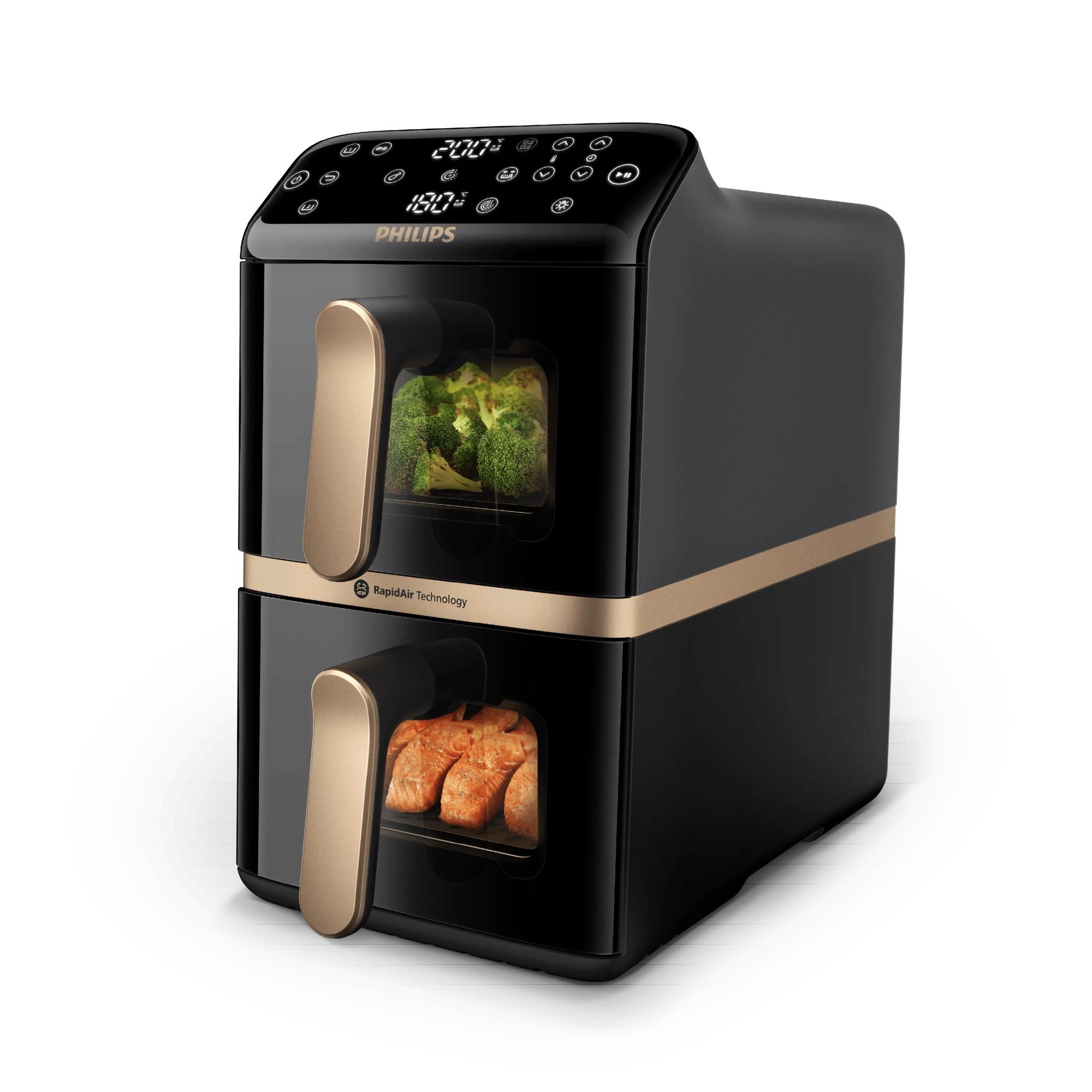 Philips Heißluft Fritteuse 4000 Series / NA462/70 Schwarz