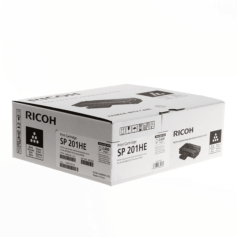 Ricoh Toner SP201HE / 407254 Schwarz XL