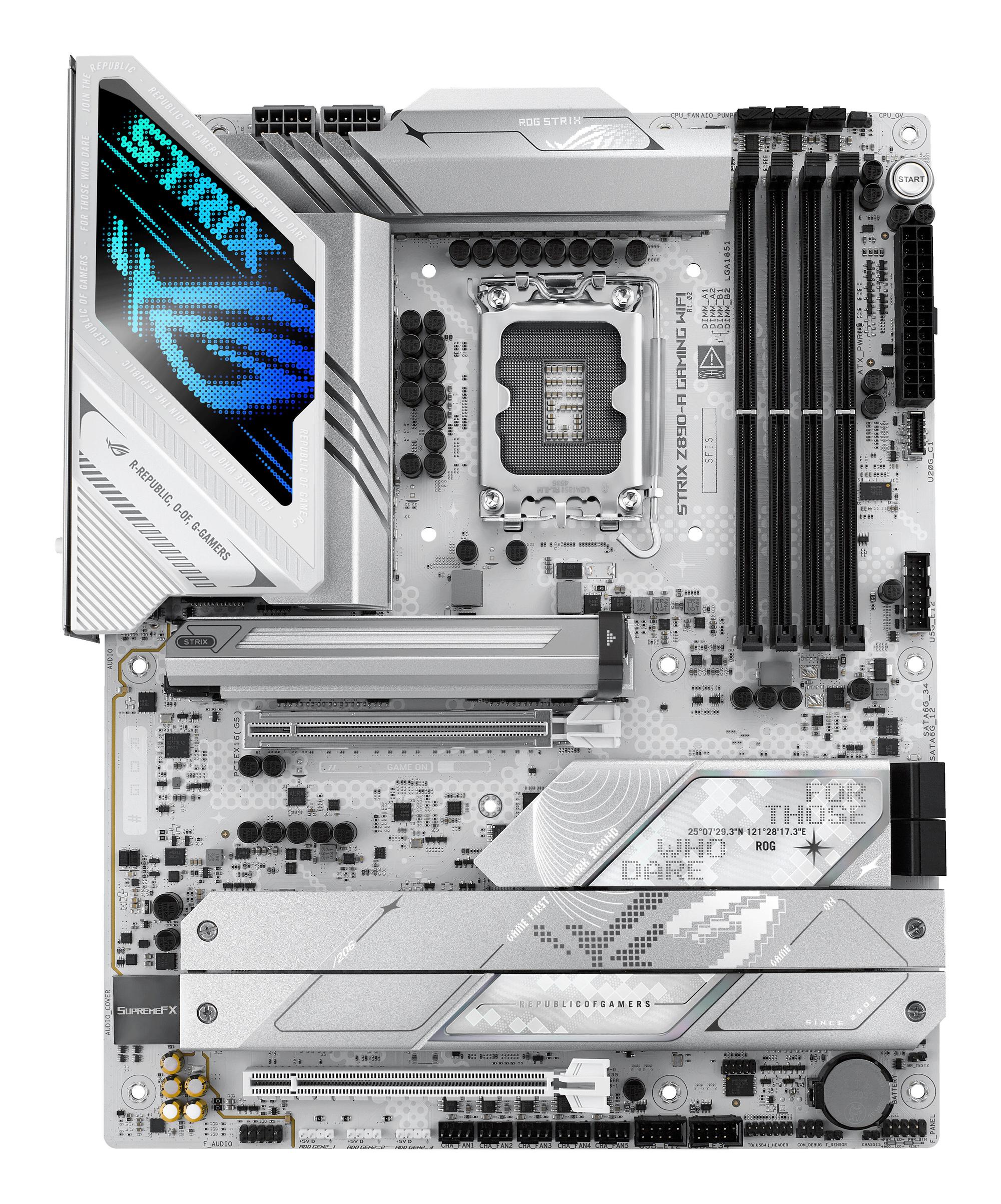 ASUS Carte mère ROG Strix Z890-A Gaming WiFi / 90MB1I90-M0EAY0 Blanc