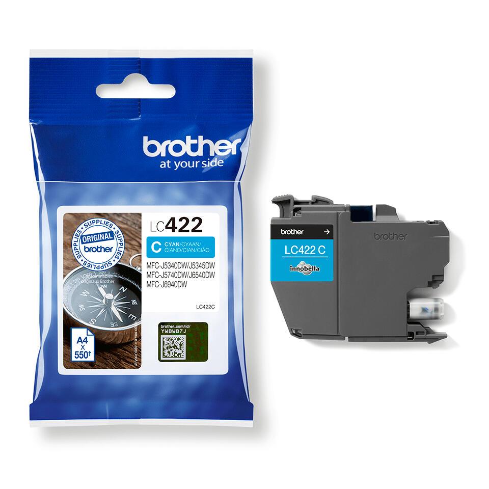 Brother Encre LC-422C / LC422C Cyan Standard