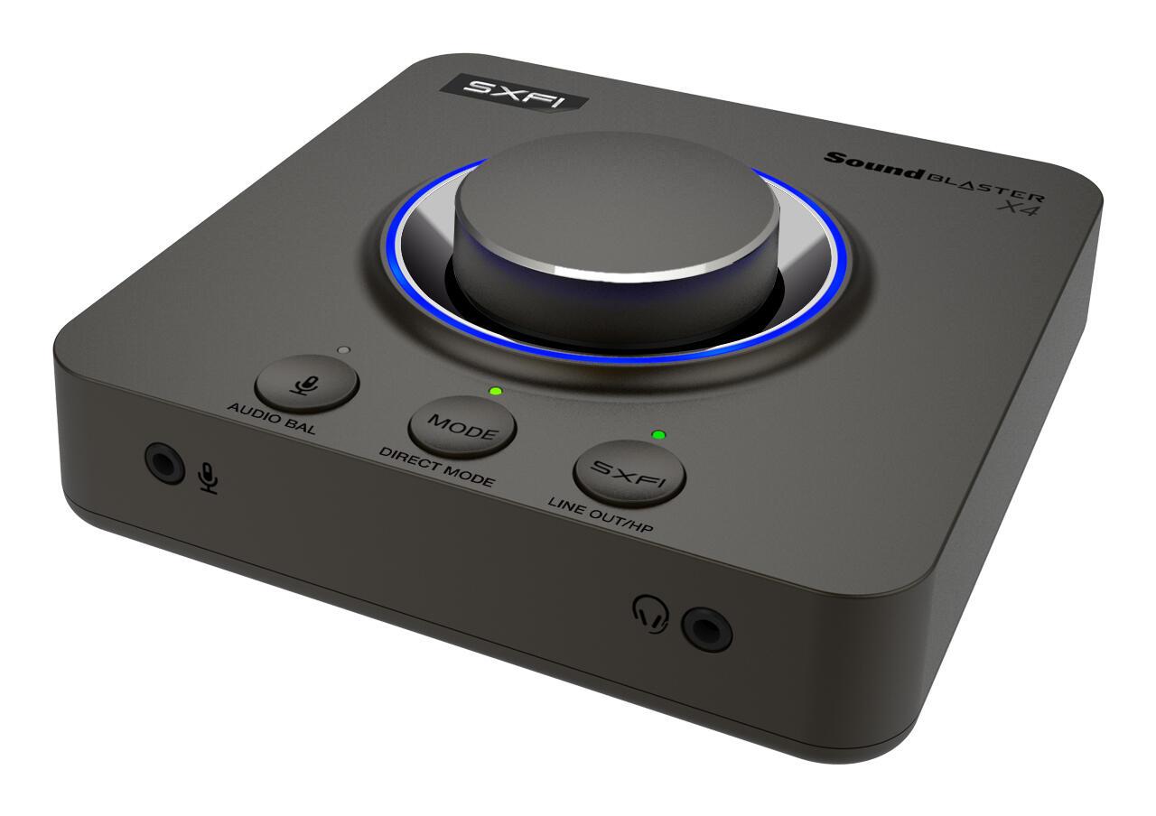 Creative Carte son Sound Blaster X4 / 70SB181500000 Noir