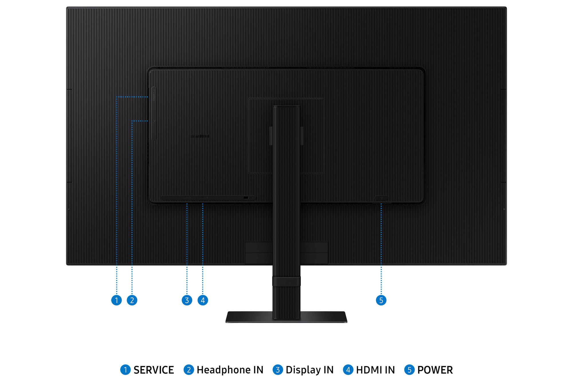 Samsung Monitor ViewFinity LS32D700EAU / LS32D700EAUXEN Nero 81,3 cm (32")