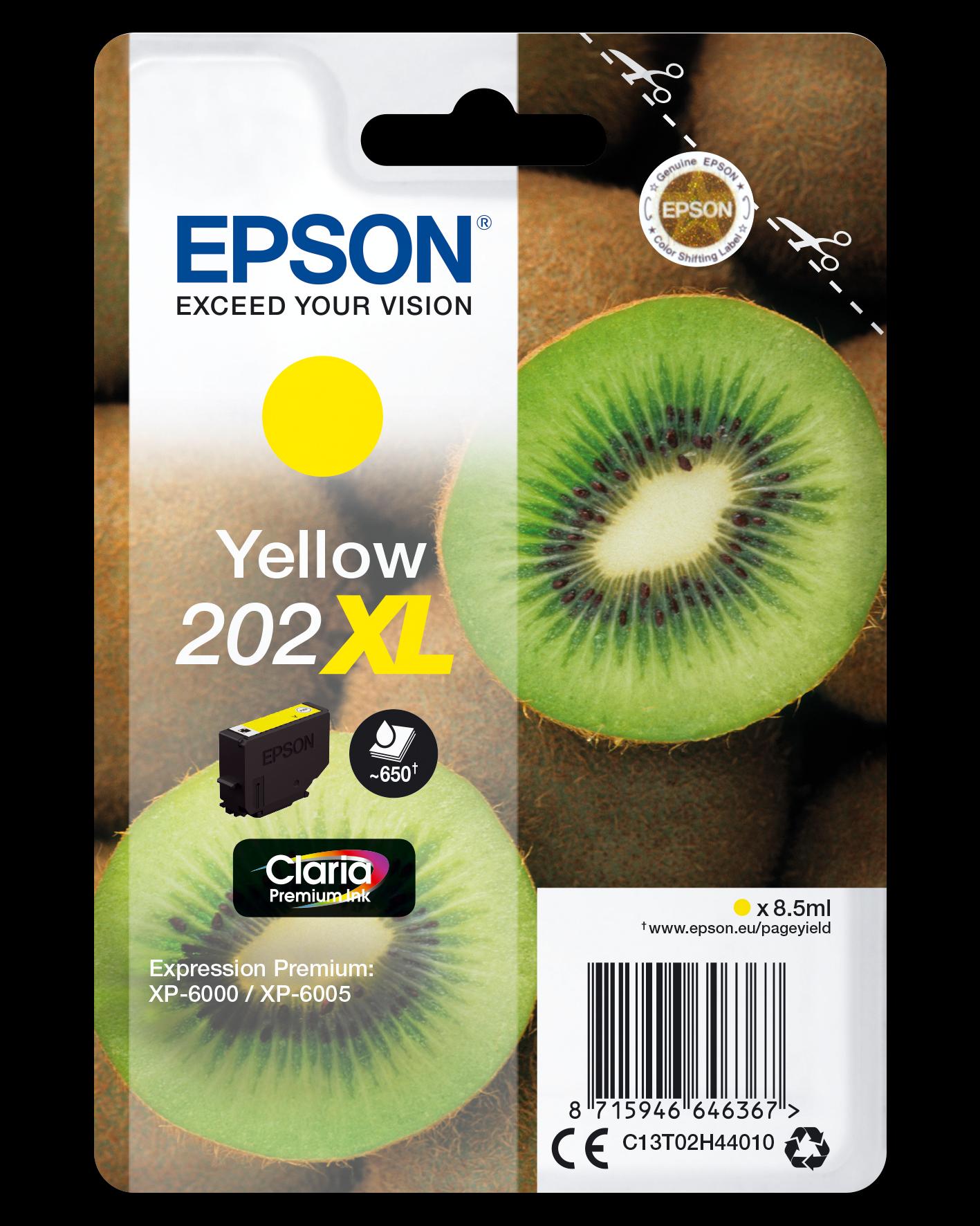 Epson Tinte 202XL / C13T02H44010 Gelb XL